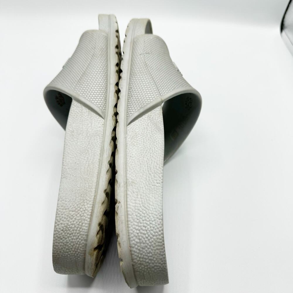 Birkenstock Barbados Eva Size M10 W12 EU43 Slide On Silver Comfort Sandals - Picture 4 of 10
